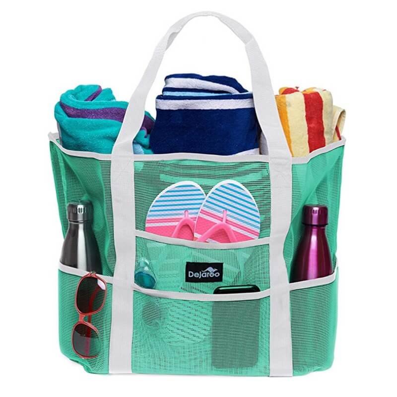 Strandtasche, Mesh-Strandtasche für Camping