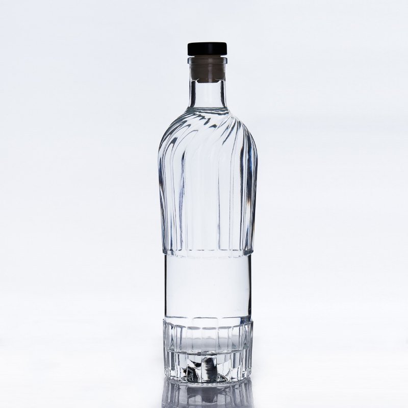 Wodka-Glasflasche